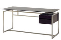 Schwarzglas Office Desks moderner Schreibtisch für Wohnzimmer Möbel