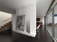 Quadratisches PC 3D dekoratives Wand-Gebäude/Wärmedämmungs-Platte
