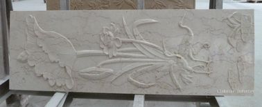 Natürlicher beige Panelling Wand des Marmors 3d