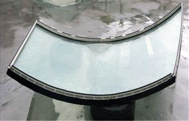 Gebogenes ausgeglichenes Architekturisolierglas 19mm mit Aluminiumrahmen