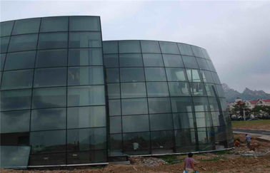 Gebogenes ausgeglichenes Architekturisolierglas 19mm mit Aluminiumrahmen