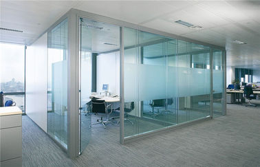Transparente Sicherheits-ausgeglichene Glaswand 12mm 15mm für Büro