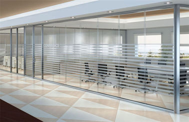 Transparente Sicherheits-ausgeglichene Glaswand 12mm 15mm für Büro