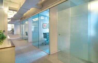 Transparente Sicherheits-ausgeglichene Glaswand 12mm 15mm für Büro