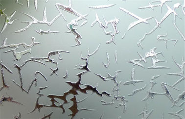 Ätzen kopiertes bereiftes ausgeglichenes Glas für dekoratives CER