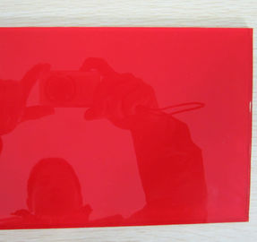 Verkehrs-Rot lackiertes Glas 6mm Sinoy 4mm für Stangen, Floatglas Lacobel-freien Raumes