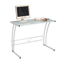 Moderner Glasinnenministerium-Computertisch